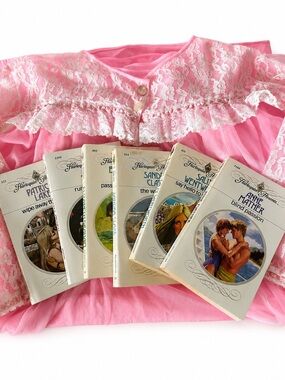 Vintage Harlequin Presents Romance Book Lot of 6 1980s Paperback Novels